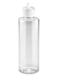 USC S-20573B CLEAR CYLINDER BOTTLES BULK PACK - 8 OZ,