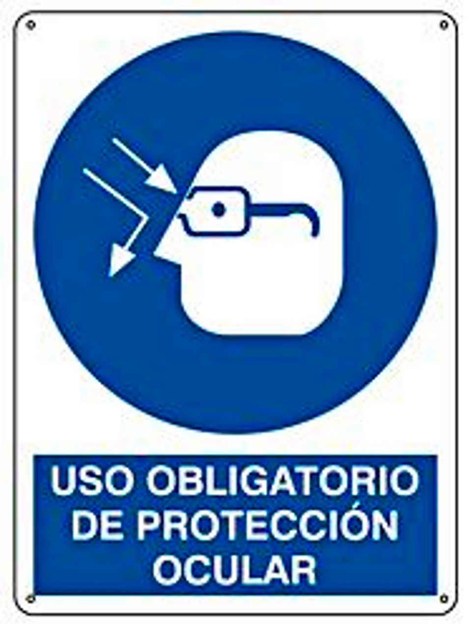 USC S-21172P "USO OBLIGATORIO DE PROTECCIÓN OCULAR" S
