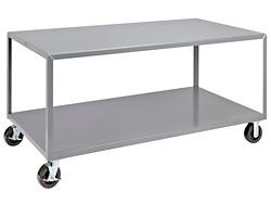 USC H-4997 MOBILE WELDED STEEL TABLE - 72 X 36"