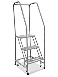USC H-5071A-10 3 STEP NARROW AISLE LADDER - ASSEMBLED