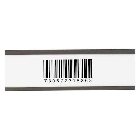 BOX PARTNERS LH195 MAGNETIC "C" CHANNEL CARDHOLDERS, 2" X 6