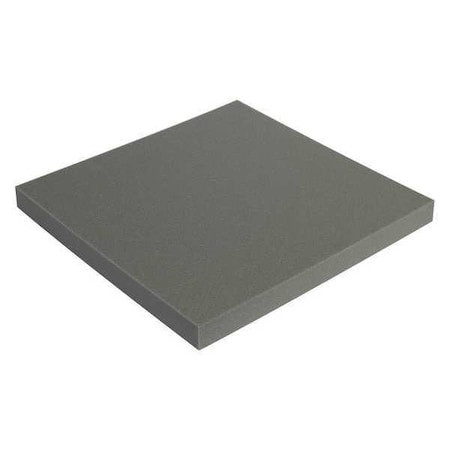 BOX PARTNERS FSC24242 SOFT FOAM SHEETS, 2" X 24" X 24", CHARCO