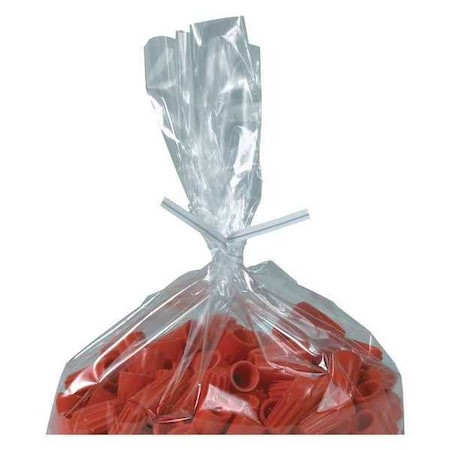 BOX PARTNERS PLT10W PLASTIC TWIST TIES, 10" X 5/32", WHITE, 