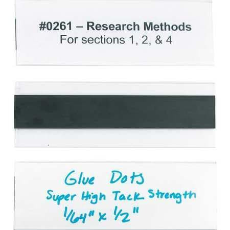 HOL-DEX LH115 HOL-DEX® MAGNETIC PLASTIC LABEL HOLDERS,