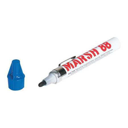 MARSH MK101BE MARSH® 88 VALVE MARKERS, BLUE, 12/CASE