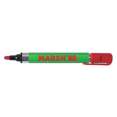 MARSH MK110RD MARSH® 88FX METAL PAINT MARKERS, RED, 12