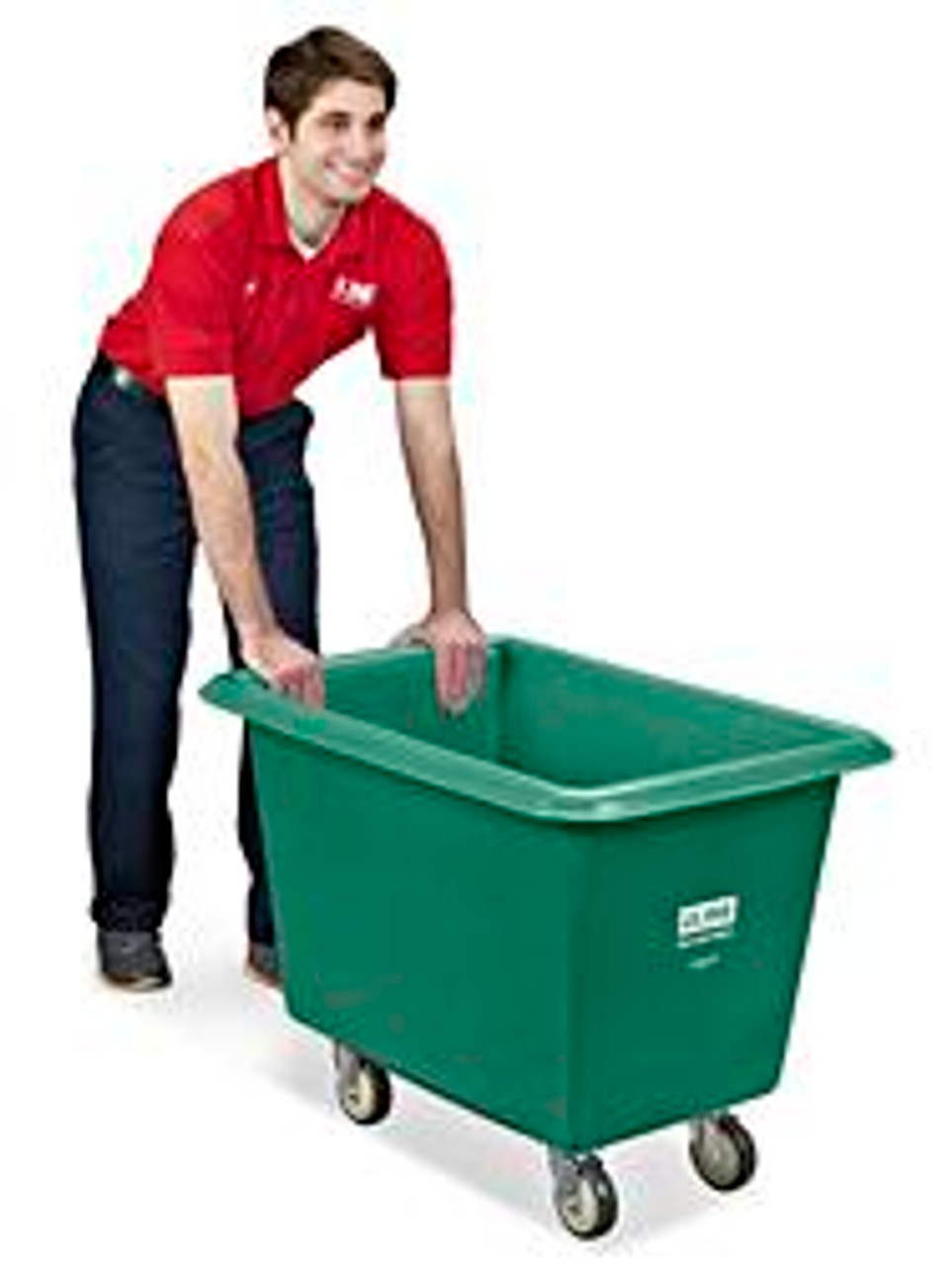 USC H-2106G POLY BOX TRUCK - 6 BUSHEL, GREEN