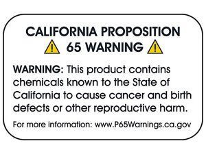 USC S-23443 CALIFORNIA PROP 65 LABELS - FULL GENERIC