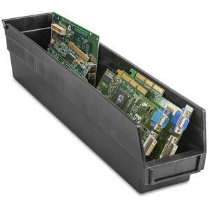 USC S-22364 PLASTIC CONDUCTIVE SHELF BINS - 4 X 18 X