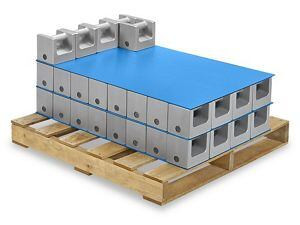 USC S-13338BLU 24 X 36" PLASTIC CORRUGATED PADS - BLUE