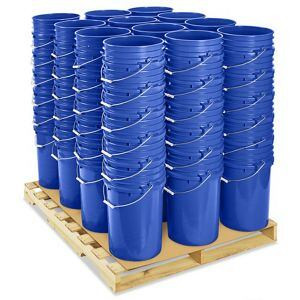 USC S-16969BLUS PLASTIC PAIL SKID LOT - 7 GALLON, BLUE