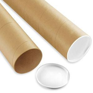 USC S-22014 CUSTOM KRAFT MAILING TUBES - 4 X 6"