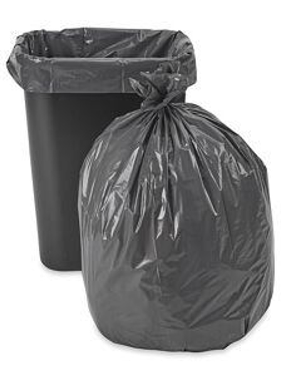 USC S-19943GR TRASH LINERS - 12-16 GALLON, GRAY
