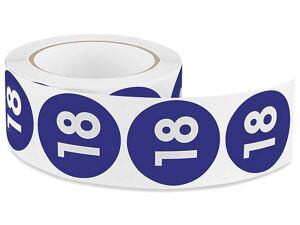 USC S-22883 2" CIRCLE LABELS - "18"