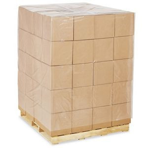USC S-23215 51 X 49 X 85" 4 MIL CLEAR PALLET COVERS