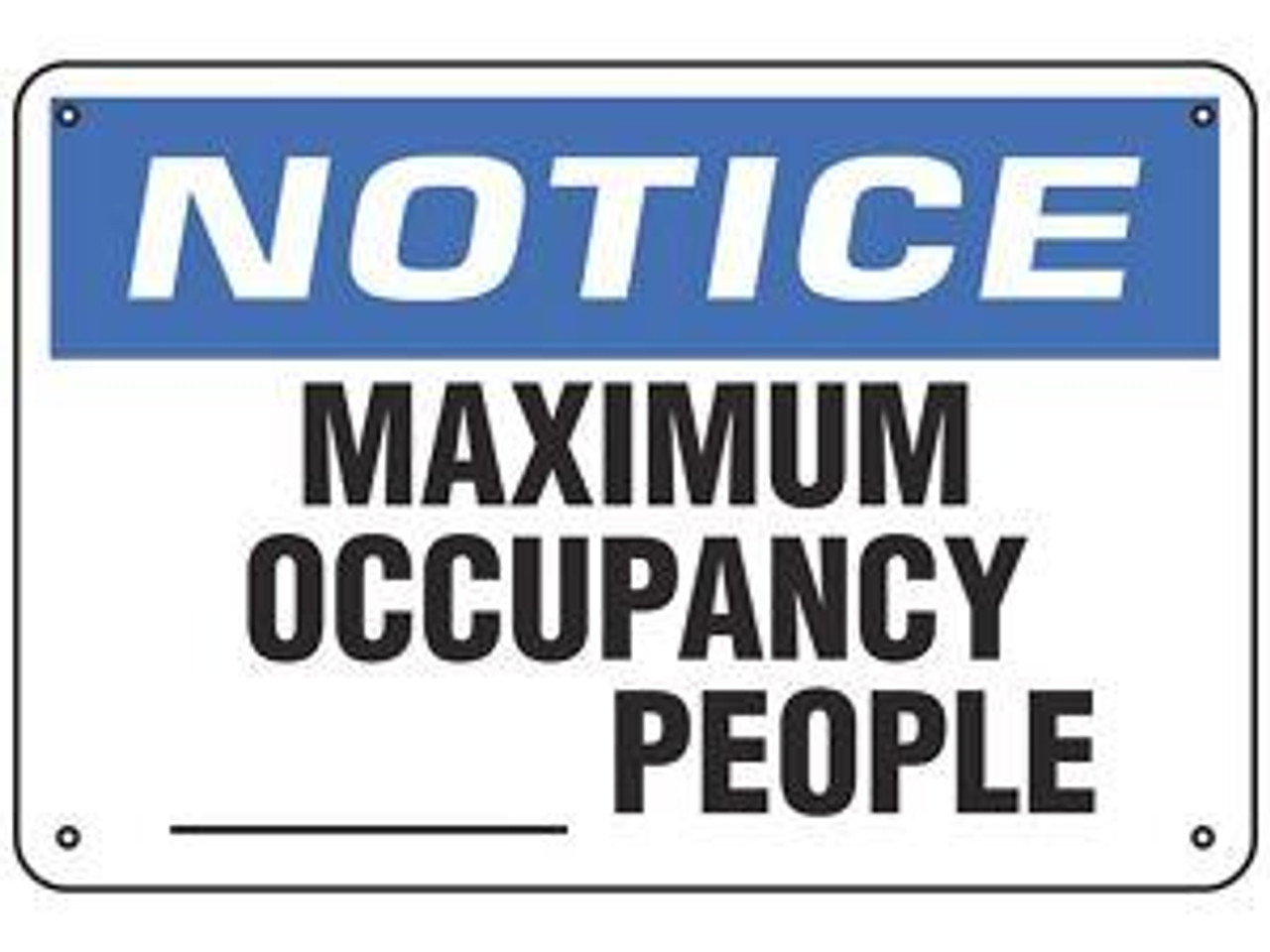 USC S-23805A NOTIFY CUSTOMERS OF OCCUPANCY LIMITS. CO