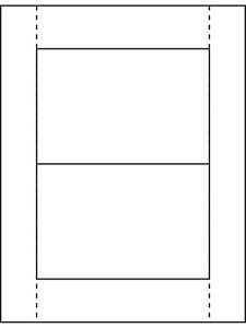 USC S-6745W INSERT CARDS - 4 X 6", WHITE