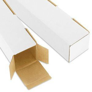 USC S-3623W SQUARE TUBES - 3 X 3 X 18", WHITE