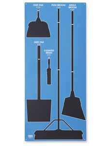 USC H-8043BLU 5S SHADOW BOARD - BLUE