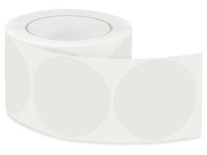 USC S-21647C REMOVABLE ADHESIVE CIRCLE LABELS - CLEAR