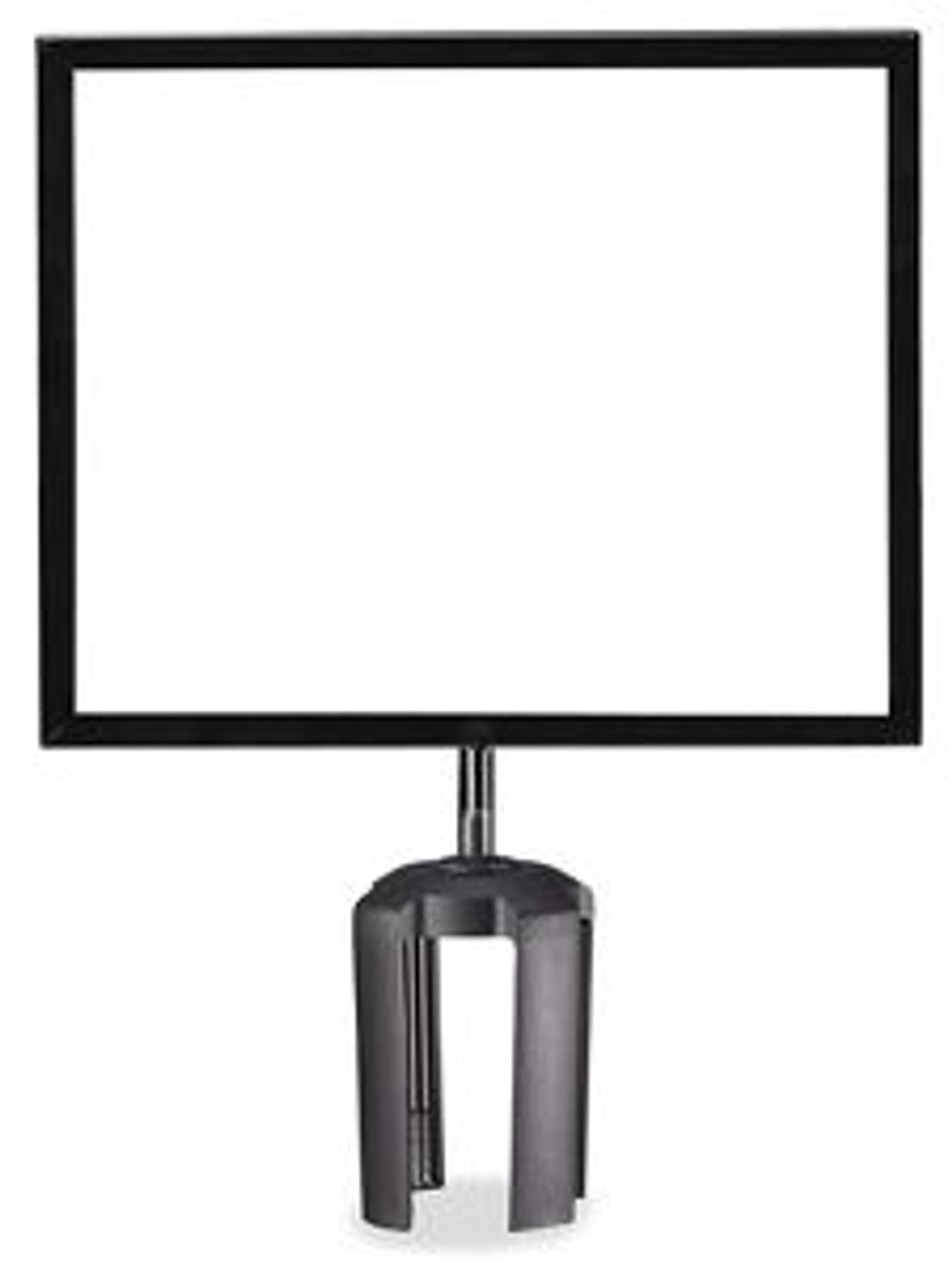 USC H-6418 CROWD CONTROL SIGN WITH BRACKET - 11 X 8