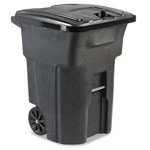 USC H-8701 BEAR TOUGH TRASH CAN WITH WHEELS - 96 GA