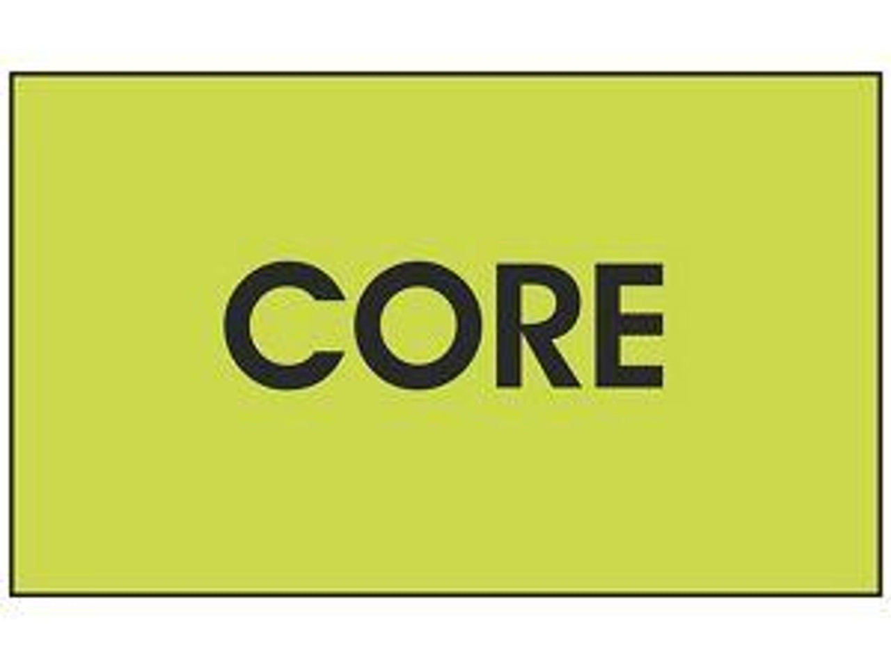 USC S-24219 "CORE" LABEL - 3 X 5"