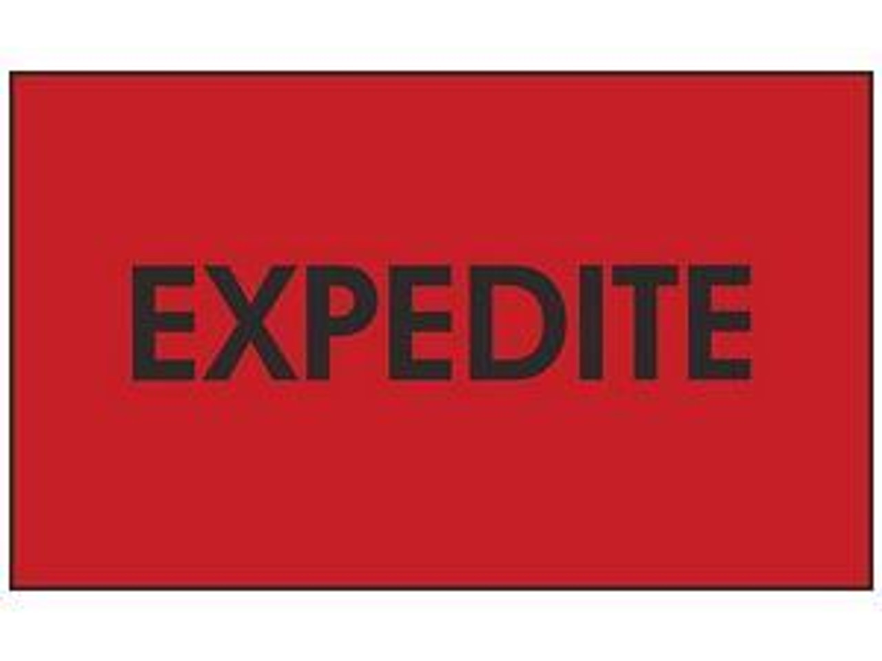 USC S-24232 PRODUCTION LABELS - "EXPEDITE", 3 X 5"
