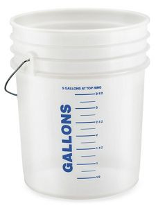 USC S-24266 GRADUATED MIXING PAIL