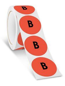 USC S-24363 2" CIRCLE LABELS - "B"