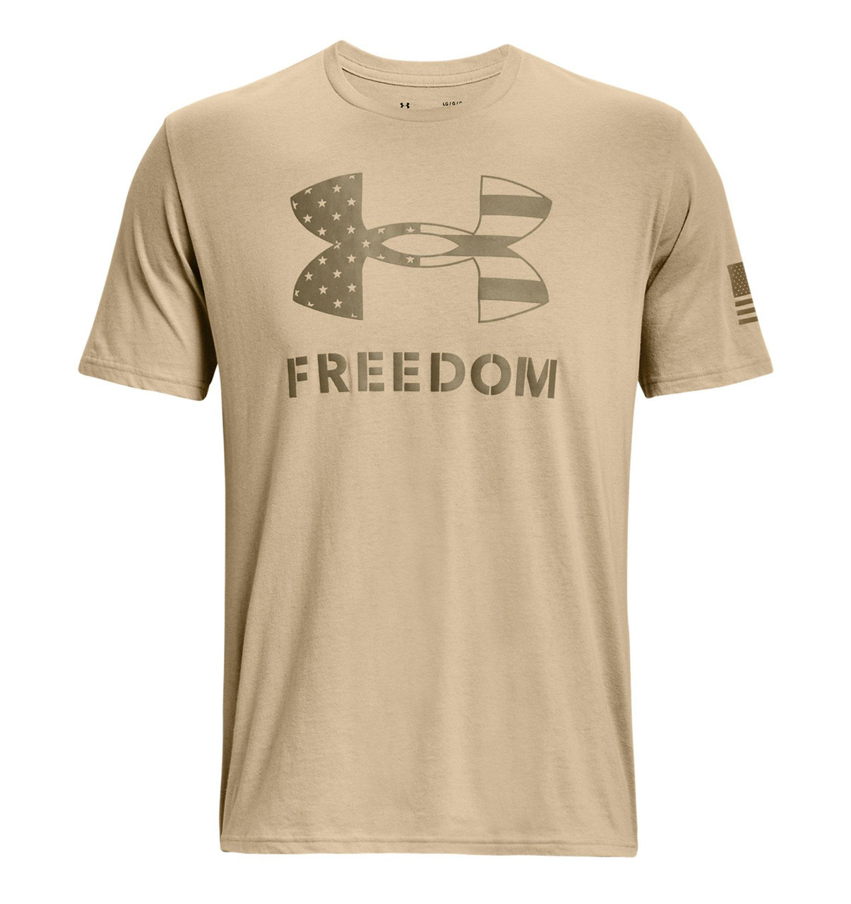 UNDER ARMOUR 1370811292XL FREEDOM LOGO T-BRN,XL