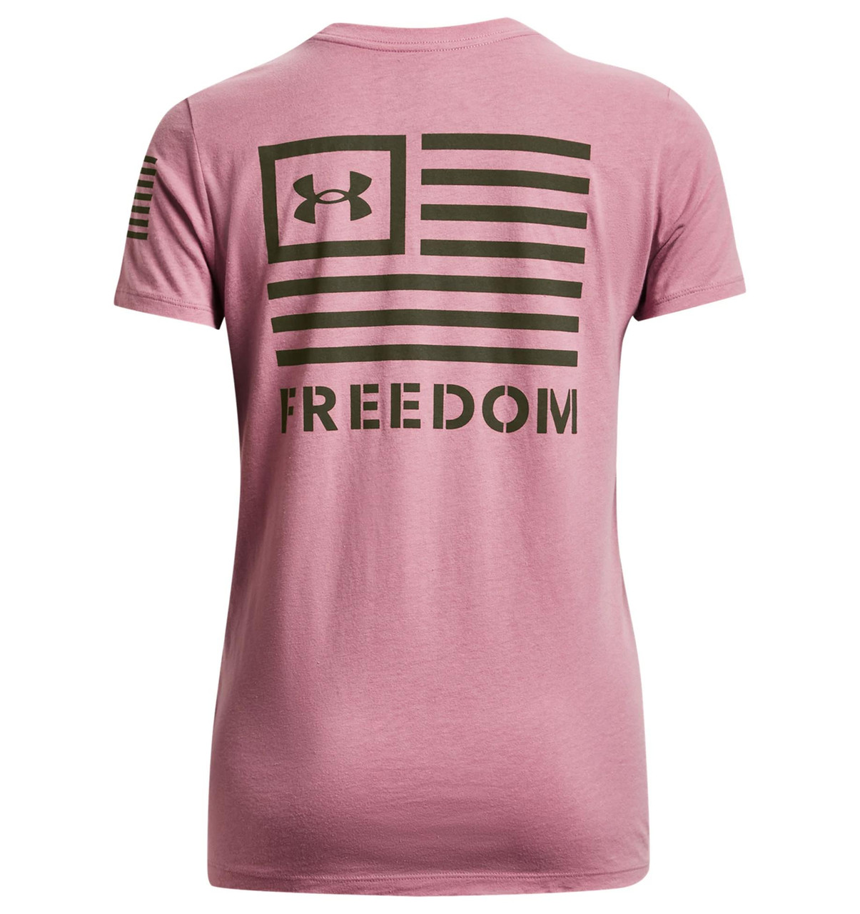 UNDER ARMOUR 1370819697XL W FREEDOM BANNER T-PNK,XL