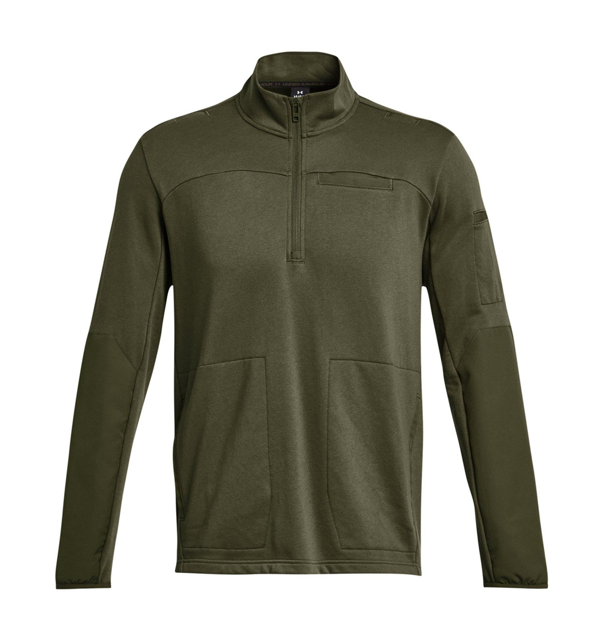 UNDER ARMOUR 1379203390MD TAC RIVAL JOB FLEECE-GRN,MD