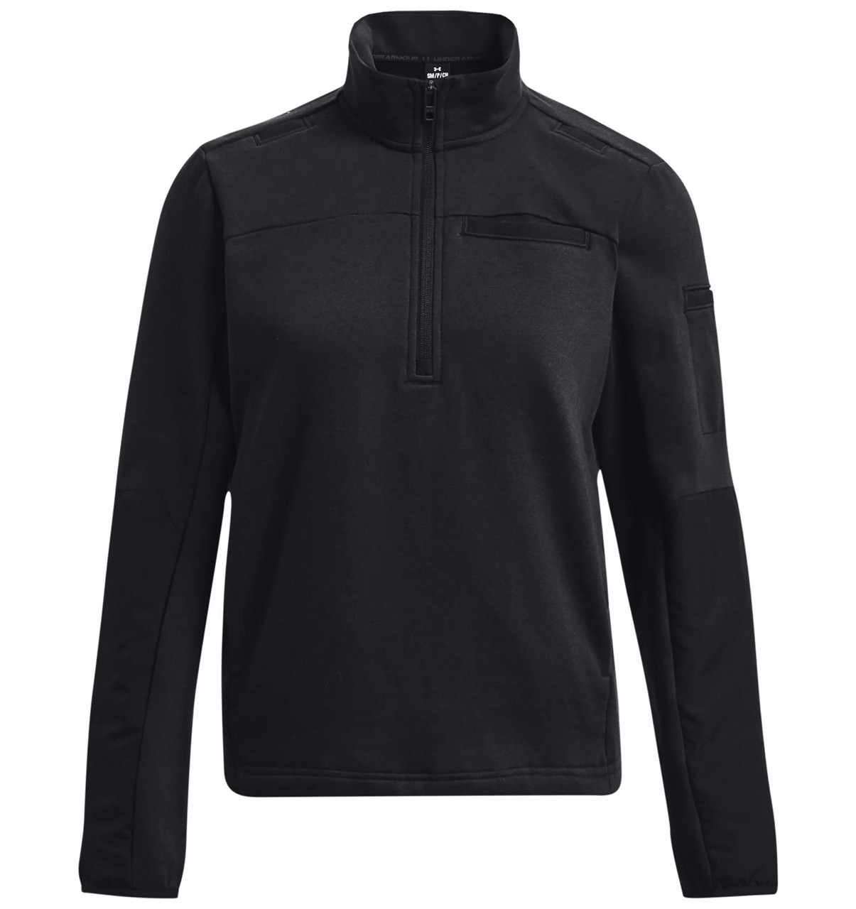 UNDER ARMOUR 1379207001MD W TAC RIVAL JOB FLEECE-BLK,MD