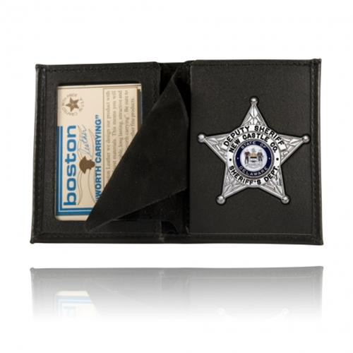 BOSTON LEATHER 150-7009 150 BOOK STYLE BADGE WALLET