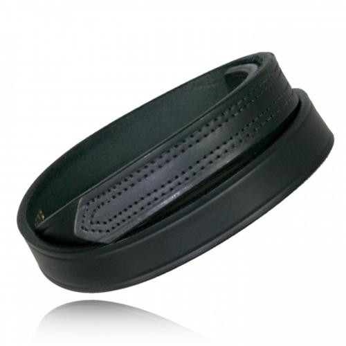 BOSTON LEATHER 6528-2-36 BELT,LEATHER,36 CLARINO,BLACK 1 1/2"