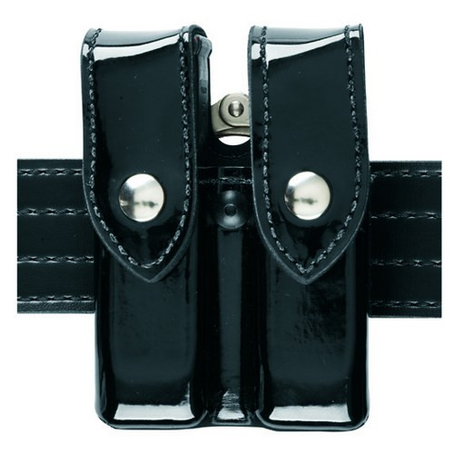SAFARILAND 72-76-22PBL COMBO POUCH/HANDCUFF & DOUBLE MAGAZINE