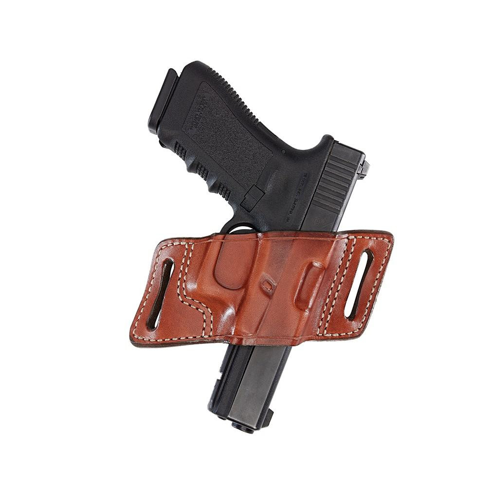 AKER LEATHER H132ATPR-GL43 WHITE LIGHTNING OPEN TOP BELT SLIDE MULT