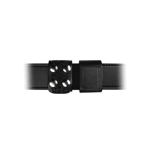 BOSTON LEATHER 5496-3 DOUBLE WIDE BELT KEEPER W SNAP