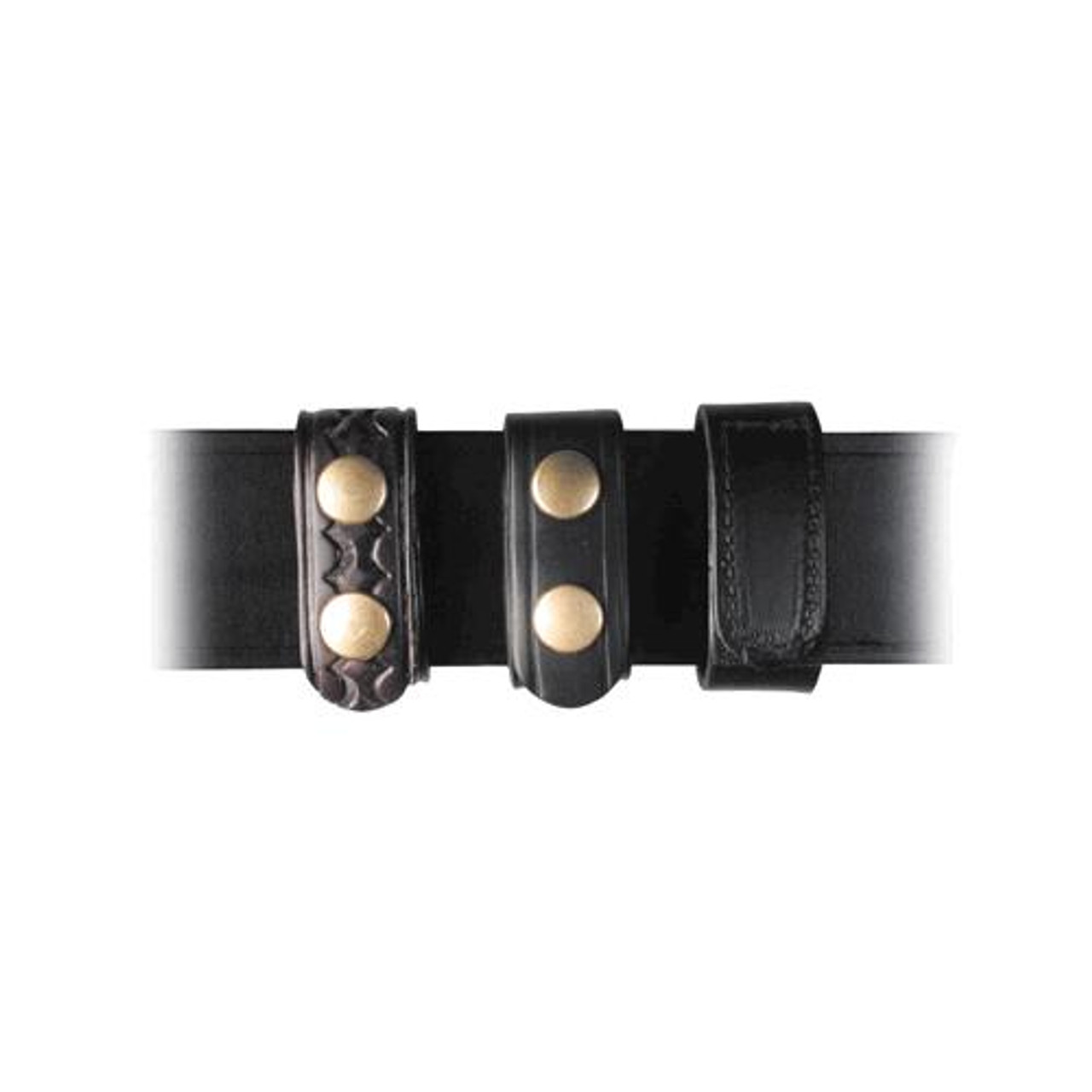 BOSTON LEATHER 5492-1-GLD TOP GRAIN LEATHER HOOK AND LOOP CLOSURE 