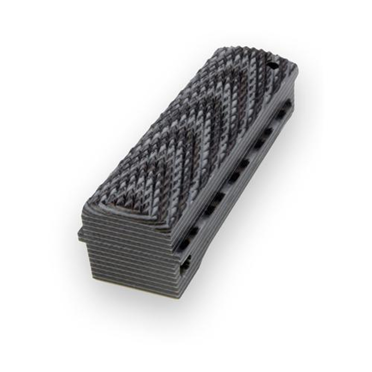 HOGUE GRIPS 01357-BLKGRY GOVT G10 MSH CK FLAT GMA BLKGRY