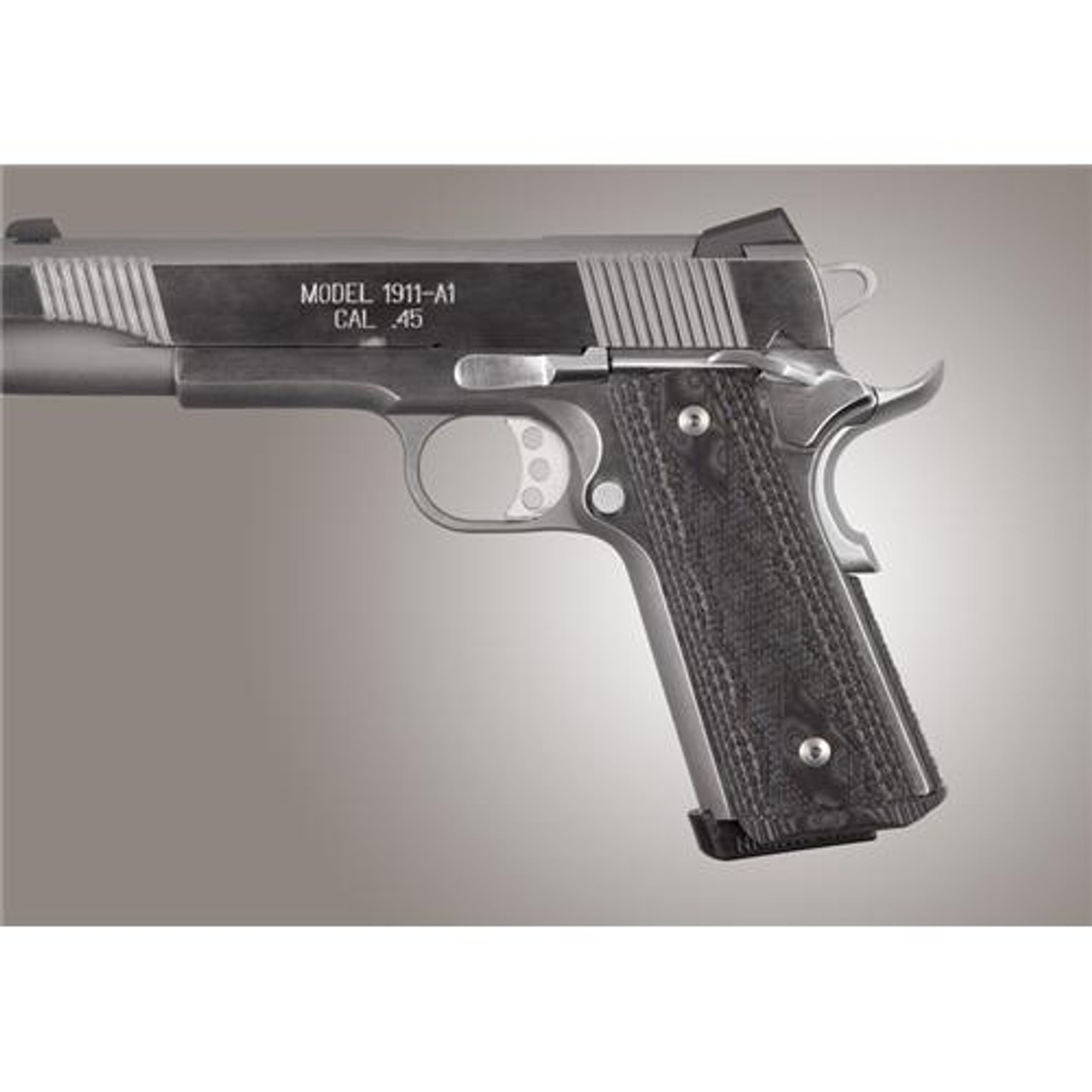 HOGUE GRIPS 01257-BLKGRY GOVT G10 MGK CK FLAT MSH GMA BLKGRY