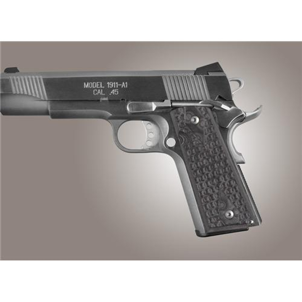 HOGUE GRIPS 01407-BLKGRY GOVT G10 9/32 THICK CHAIN GMA BLKGRY