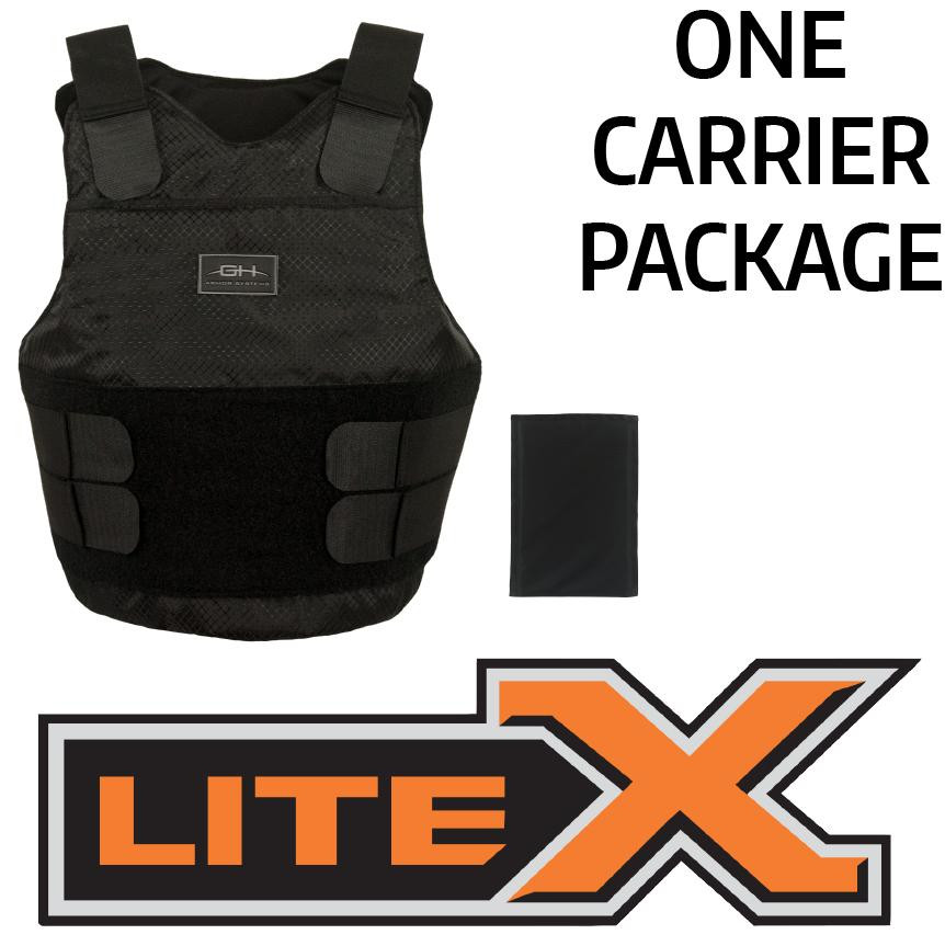 GH ARMOR SYSTEMS GH-LX02-IIIA-M-1-LSN LITEX LX02 LEVEL IIIA CARRIER PACKAGE