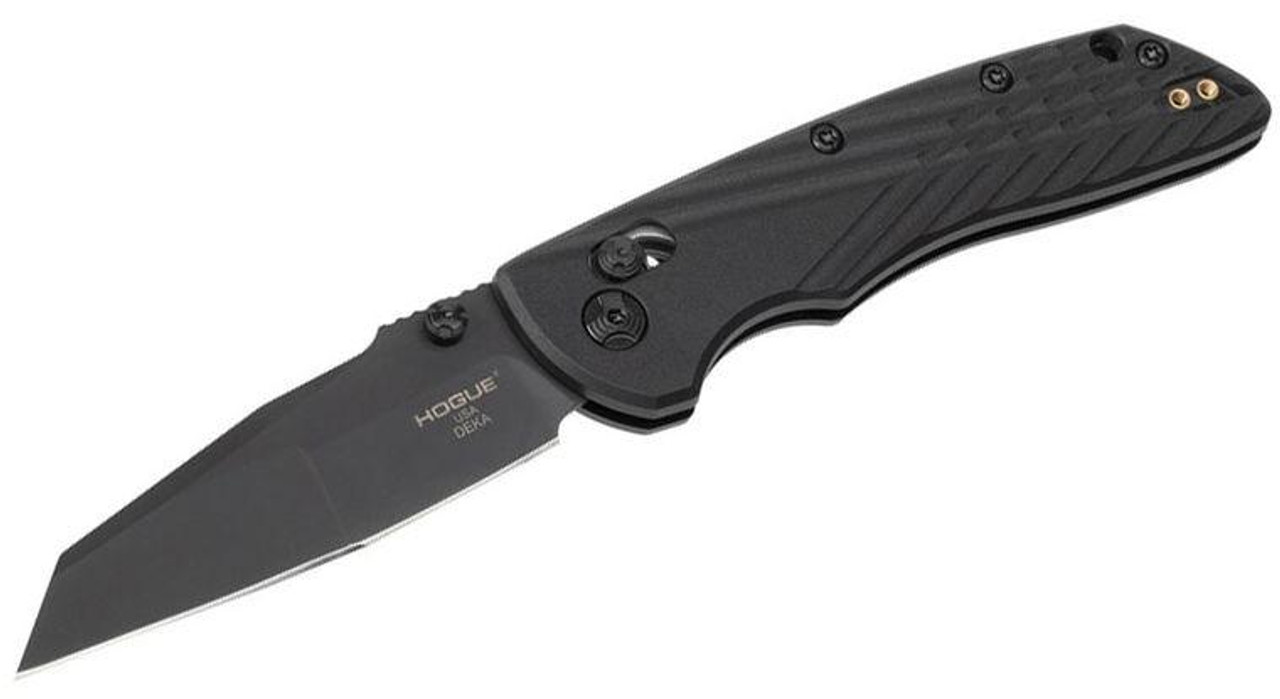 HOGUE GRIPS 24366 DEKA 3.25 FLD WCB BLK PLY BLK