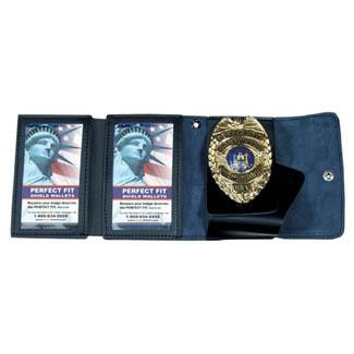 PERFECT FIT 401-A NON RECESSED BADGE & DOUBLE ID CASE W/ S