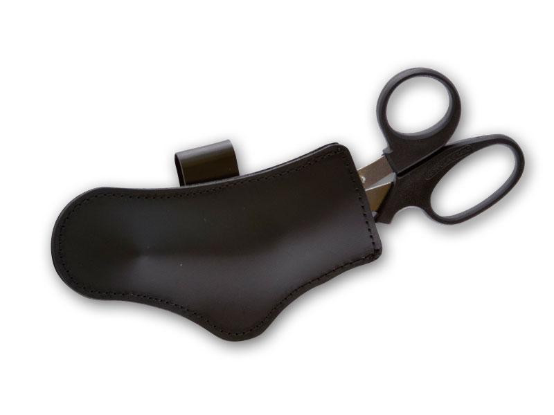 PERFECT FIT 7500R RIGHT SIDE LEATHER SCISSOR HOLDER W/ CLI