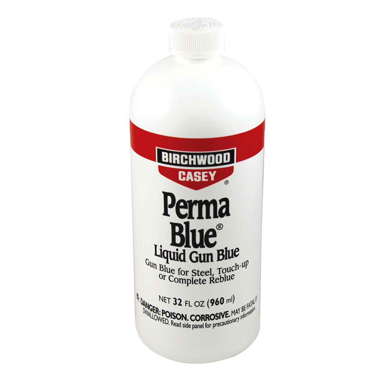 BIRCHWOOD CASEY BC-13132 PERMA BLUE LIQUID GUN BLUE, 32 FL. OZ. B