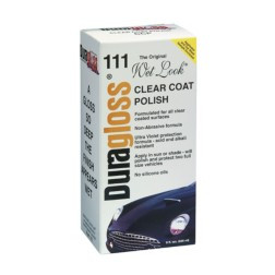 DURAGLOSS WAX 111 CLEAR COAT POLISH 8OZ