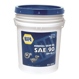 NAPA HYDRAULIC FLUID 65205 GEAR OIL 90WT GL1 5G